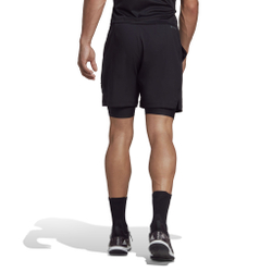Мужские теннисные шорты adidas US Series 2in1 Shorts Men - Black