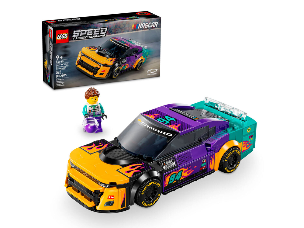 LEGO Speed Champions 76935 «NASCAR Next Gen Chevrolet Camaro ZL1» — легендарный спорткар