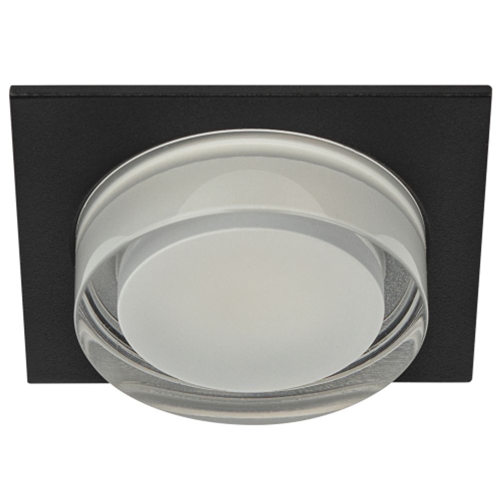 Встраиваемый светильник декоративный ЭРА DK108 BK MR16 GU5.3 черный | Декоративные встраиваемые светильники