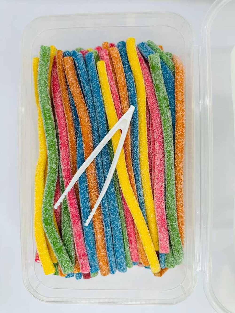 Жевательный мармелад в кислой обсыпке «CRAZY GUMMY CRAZY STICK» ассорти 7гр*86шт*12банок