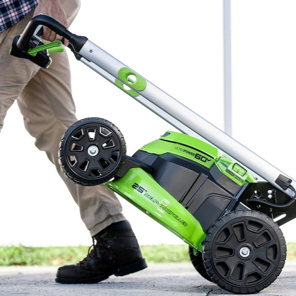 Газонокосилка аккумуляторная Greenworks Арт.2519107, 60V, 61 см, самоходная, бесщеточная
