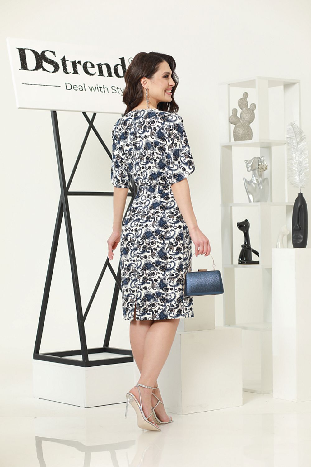 Платье Секрет успеха, принт нью DStrend (Акция)