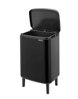 Brabantia - Контейнер для мусора Bo Touch Hi 12л матовый черный / артикул   227226  / GTIN 8710755227226