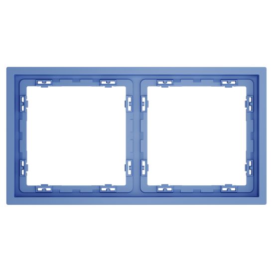 Рамка пластиковая VOLTUM S70 на 2 поста, (деним)