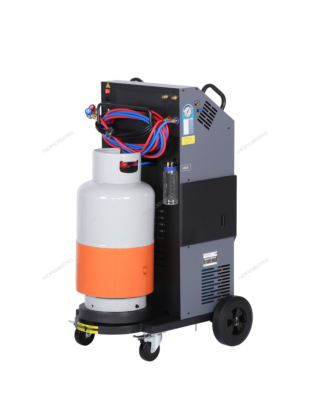 Установка автомат для заправки кондиционеров автобусов с ручным впрыском масла NORDBERG NF39