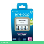 Аккумулятор с зарядным устройством Panasonic Eneloop BQ-CC55/4xBK-3MCDE Smart&Quick (K-KJ55MCD40E )