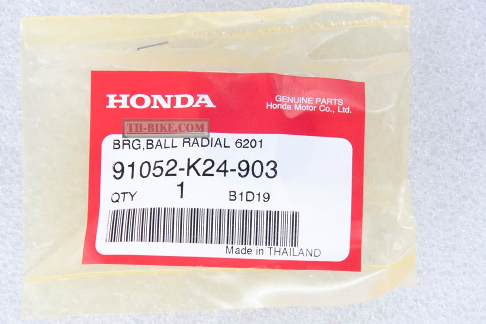 91052-K24-903. BEARING, RADIAL BALL (6201U L) (FUJIKOSHI)