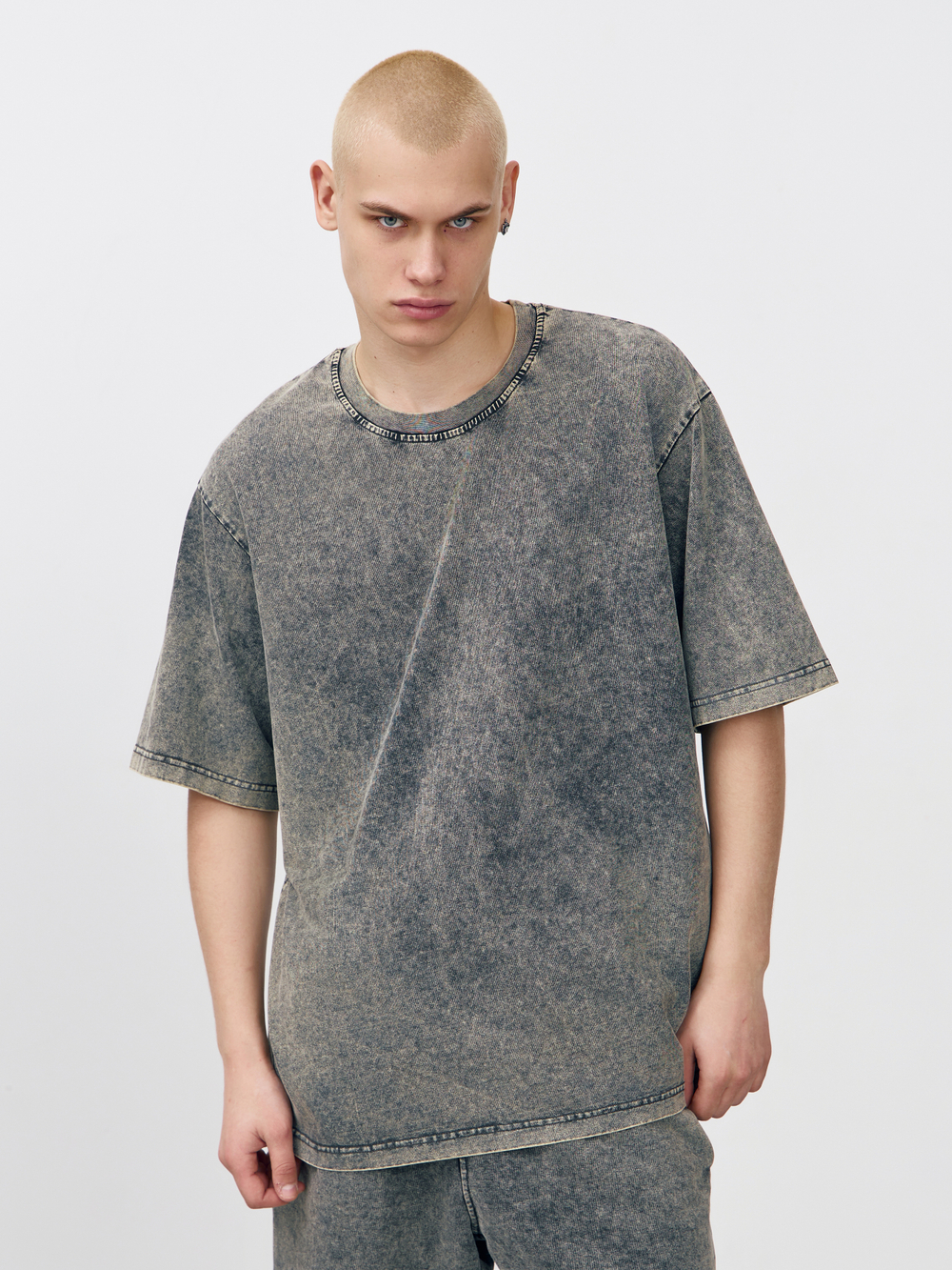Футболка garment dyed (хаки)