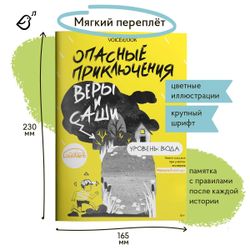 Уровень «Вода», книга в мягкой обложке. Опасные приключения Веры и Саши