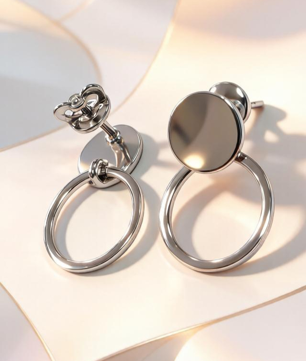 Ювелирные серьги из серебра 925 пробы