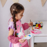 Фартук для творчества на завязках. Единорог