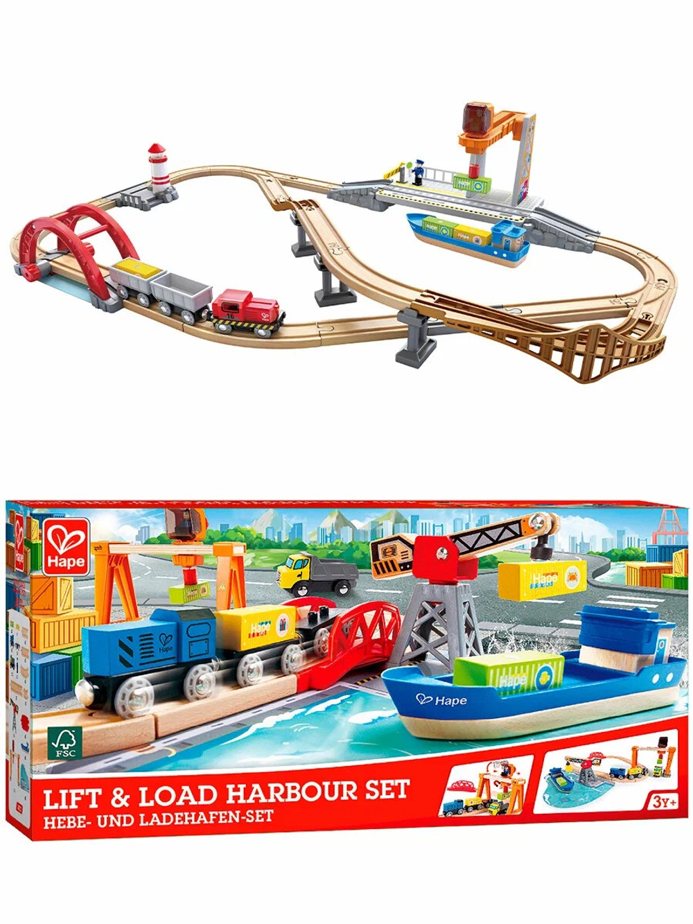 Игровой набор " Ж/Д Доставки груза в порту"