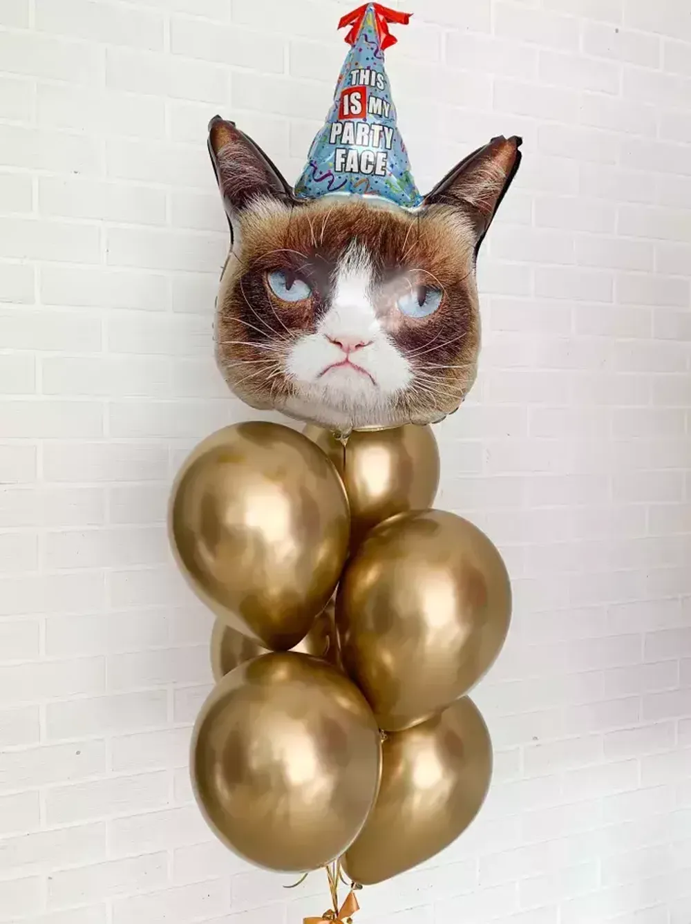 "Сердитый котик" (набор из 7 шаров) №2134 