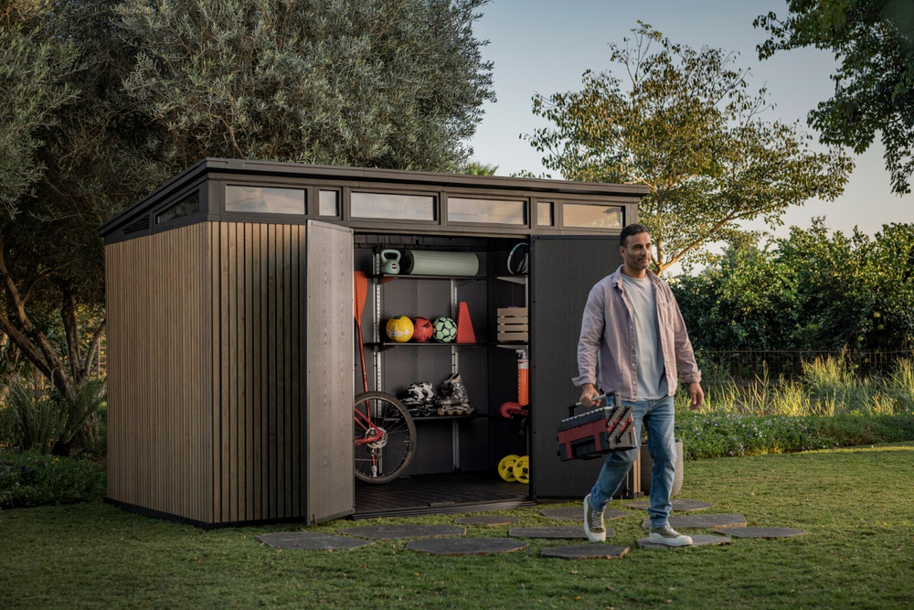 Садовый сарай Keter Signature Vertical Pent 11x7 brown