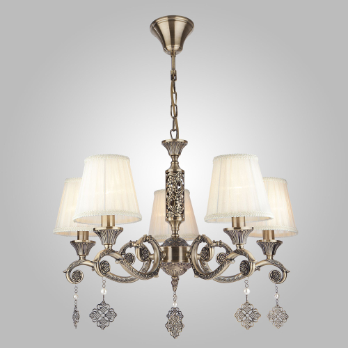Люстра классическая 60042/5 античная бронза
