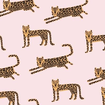 Мультяшный леопард.