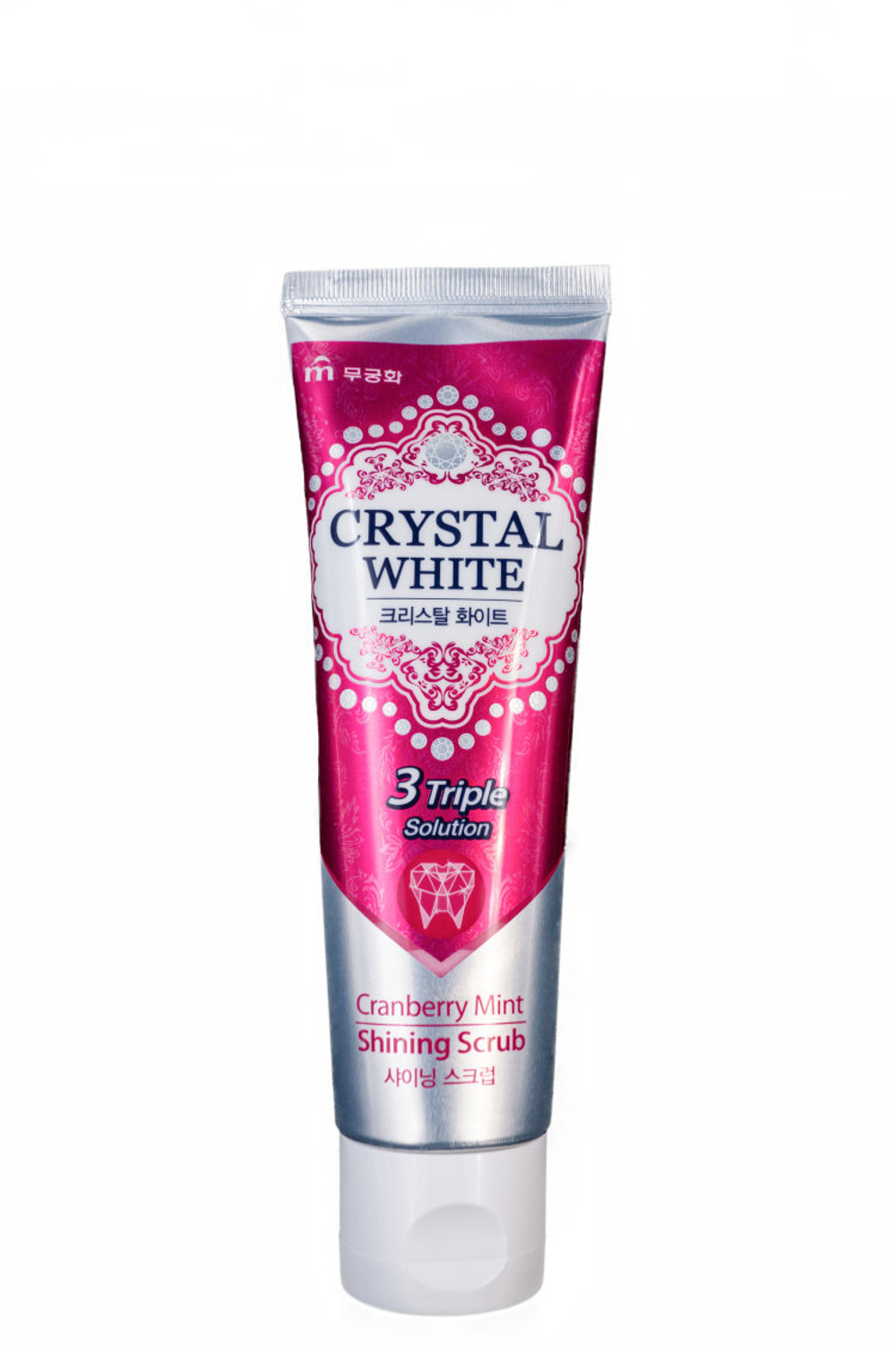 Зубная паста отбеливающая с ароматом клюквы и мяты 110 г Mukunghwa Crystal White