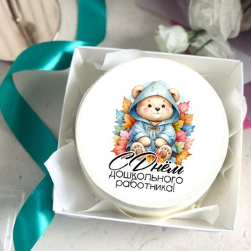 Бенто-торт с фото на День воспитателя