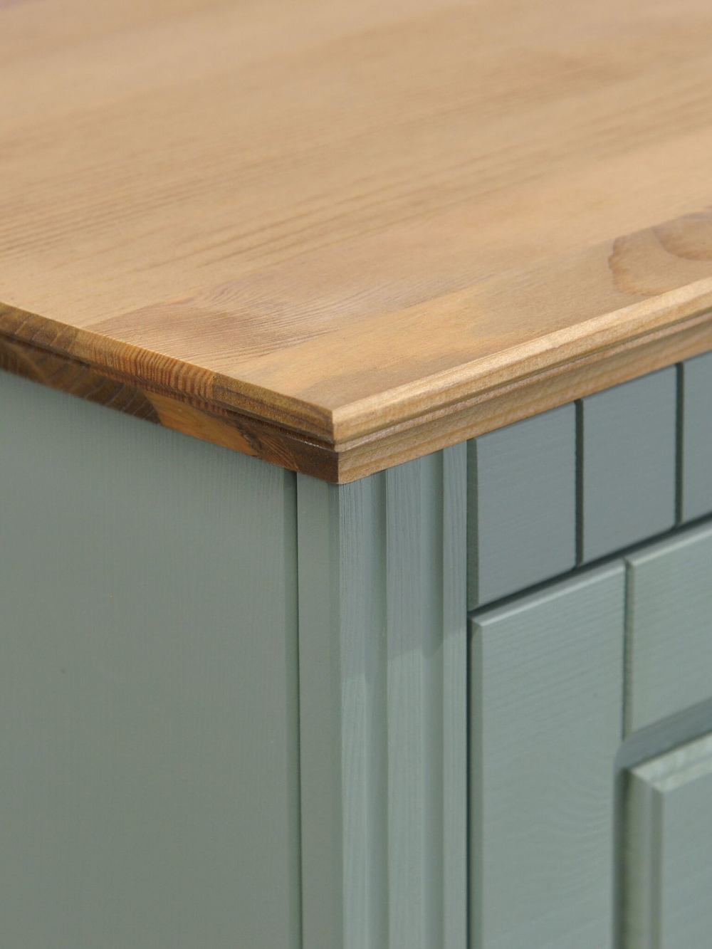 Скамья в прихожую Неаполь из сосны, 93х50х39 см, серый антик