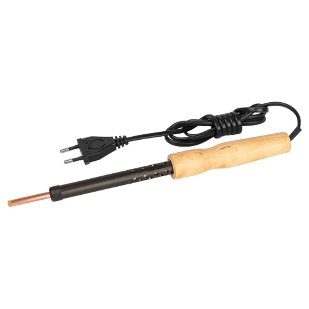 Паяльник ЭРА ЭПЦН с деревянной рукояткой 230 В 40 Вт, Россия