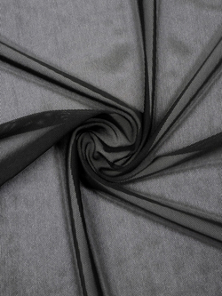 Сетка эластичная черная метражом (Турция)