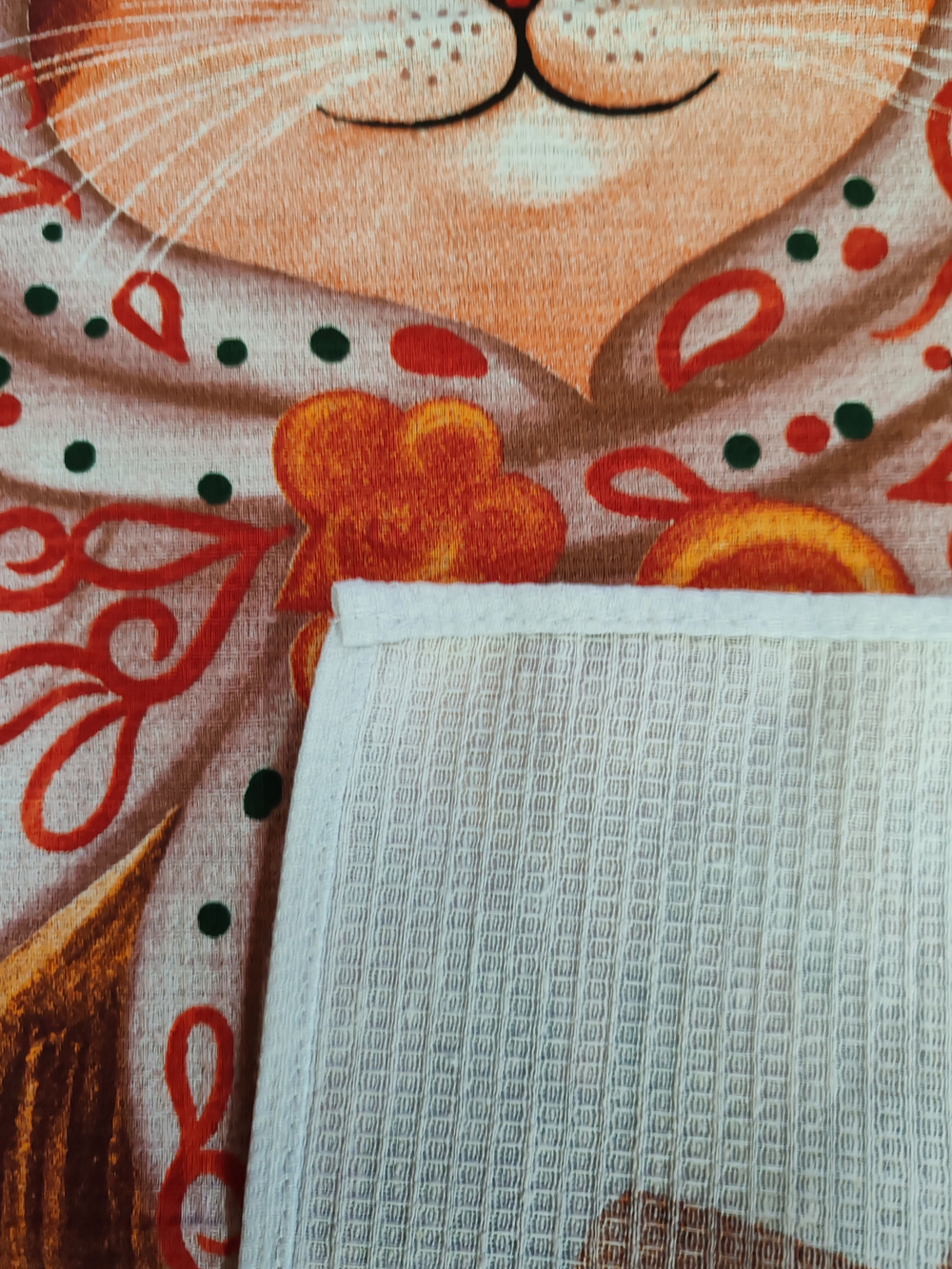 Набор кухонных полотенец, 3 шт , 45х60 см , рогожка