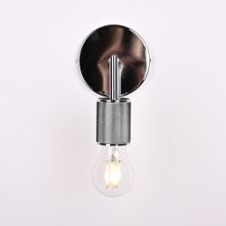 Бра Rh Utilitaire Single Sconce Silver By Imperiumloft
