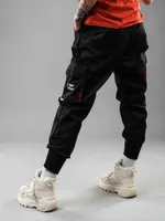 Джоггеры Jogger Street Black Jam Red Pocket