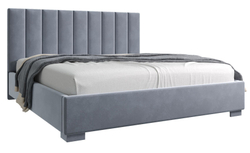 Кровать двуспальная, 180х200  Беатрис серый