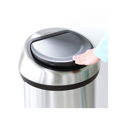Ведро для мусора Brabantia Touch Bin матовая сталь с защитой от отпечатков пальцев 60л крышка
