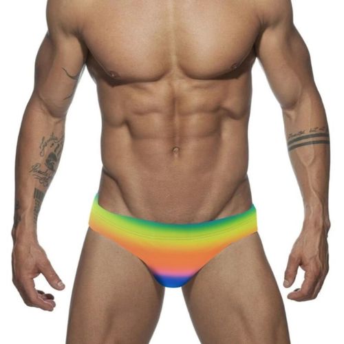 Мужские плавки в разноцветную полоску  Romeo Rossi 6610