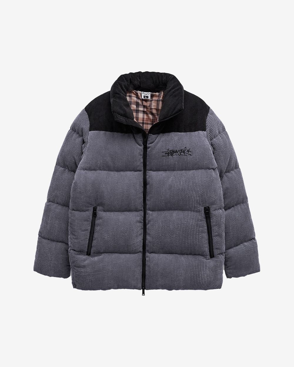 Пуховик Anteater AW24 Downjacket Velvet Combo Grey