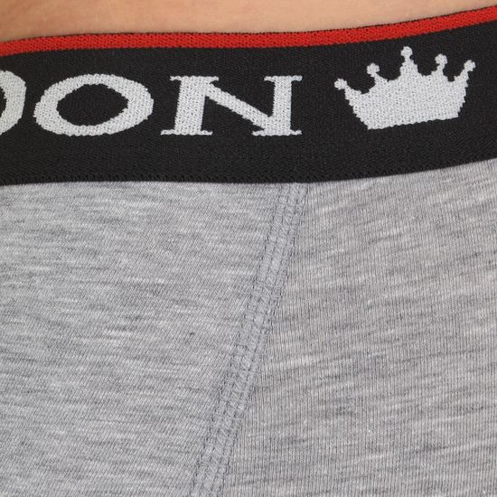 Мужские трусы боксеры серые меланжевые DonDon 101-01_06