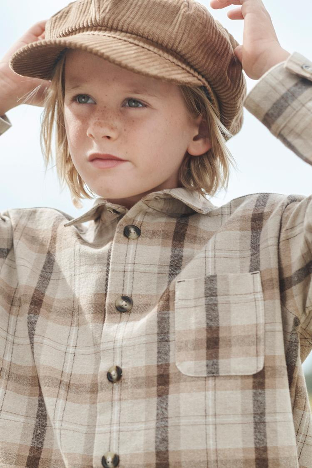 ZARA БЕРЕТ, СВЕТЛО-КОРИЧНЕВЫЙ