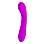 Лиловый изогнутый вибратор 16см для стимуляции точки G Pretty Love Tony G-spot Vibrator Purple BI-014281