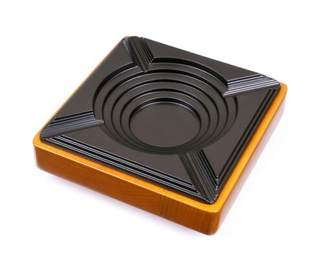 Пепельница сигарная Passatore на 4 сигары, дерево и алюминий 523-017