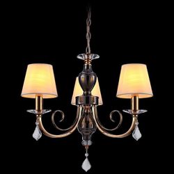 Подвесная люстра ILLUMICO  IL5272-3P-27 BK GD