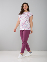 Футболка Фкл-104/экрю-цветныемазки