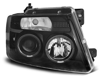 Передние фары Ford F150 angel eyes black