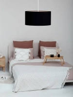 Люстра потолочная для спальни и гостиной с абажуром