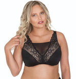 Бюстгальтер-топ на косточках (Размер: 80D) (Цвет: черный)