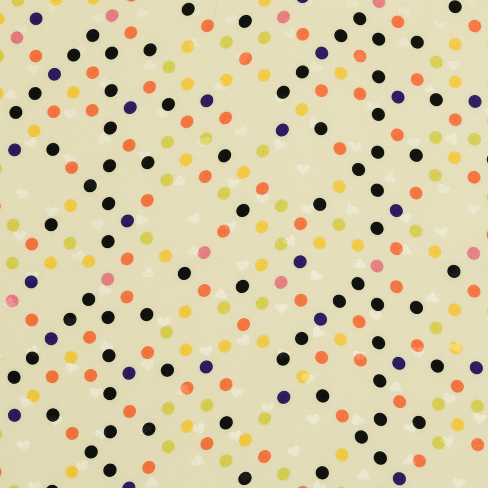 Плательно-блузочный шёлковый жаккард жёлтого цвета в горох