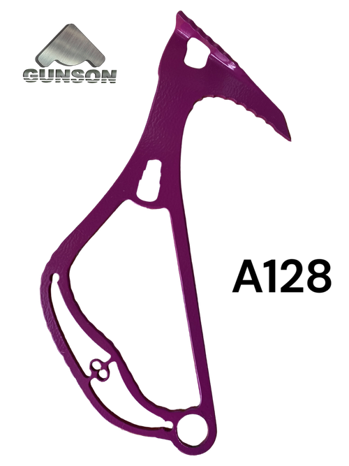 А128	Фифа скальная /спорт 23 / правый отгиб/ Pink / 30ХГСА/ 3мм / 25kN  L-240mm /W-160g