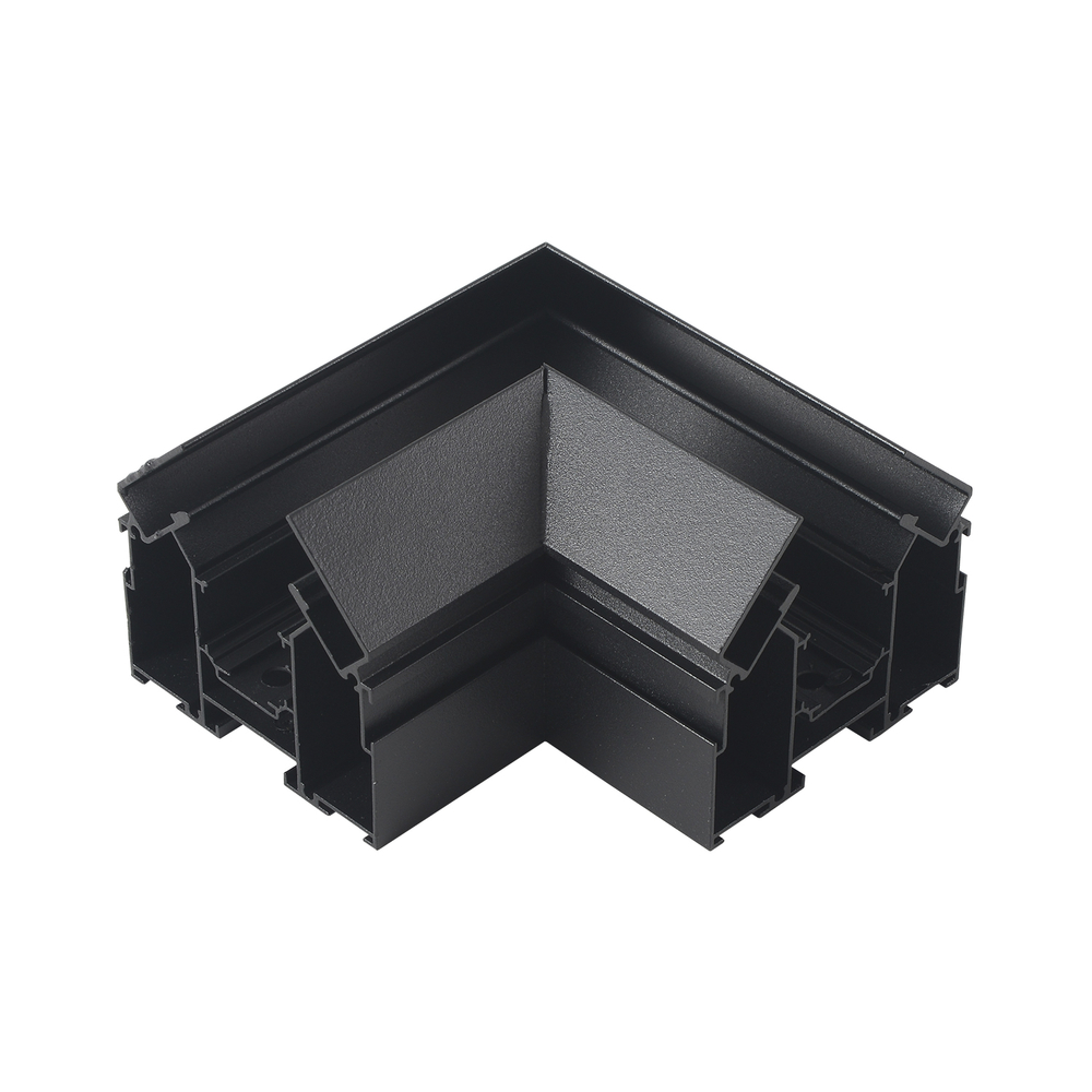 Угол соединительный для встраиваемого магнитного трека в натяжной ПВХ потолок Crystal Lux CLT 0.234 01 BL