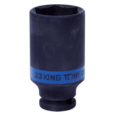 KING TONY (443533M) Головка торцевая ударная глубокая шестигранная 1/2", 33 мм