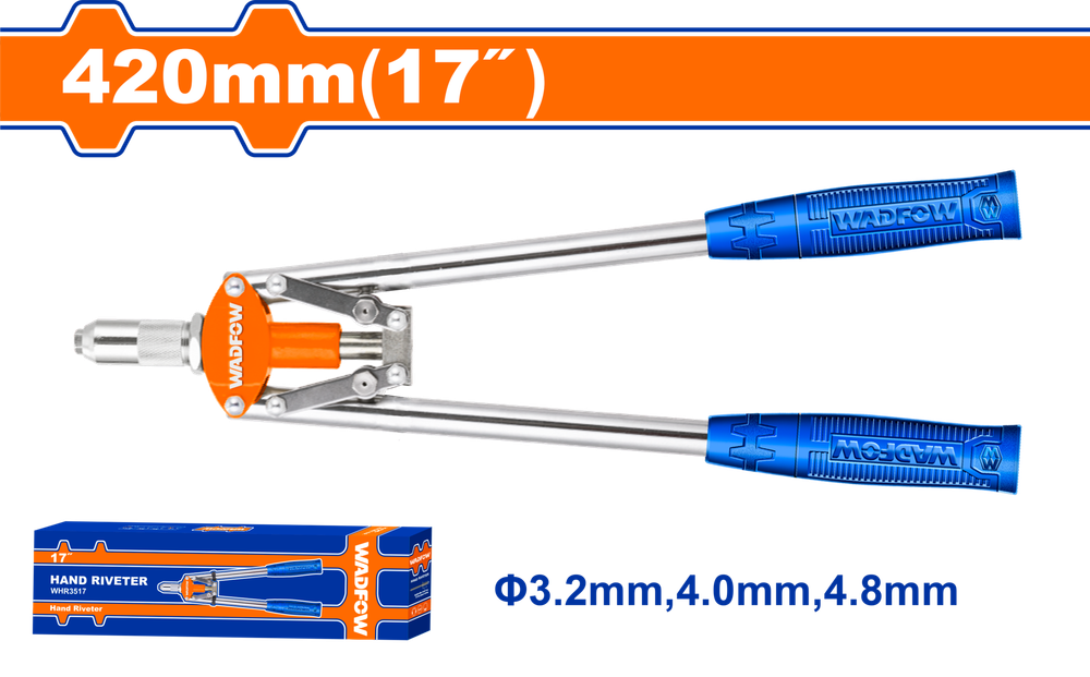 Зaклeпoчник ручной WADFOW WHR3517