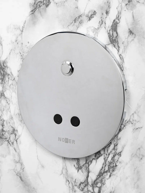 Смыв сенсорный встраиваемый для унитаза с кнопкой ESSENTIALMATIC 07292.B глянцевый