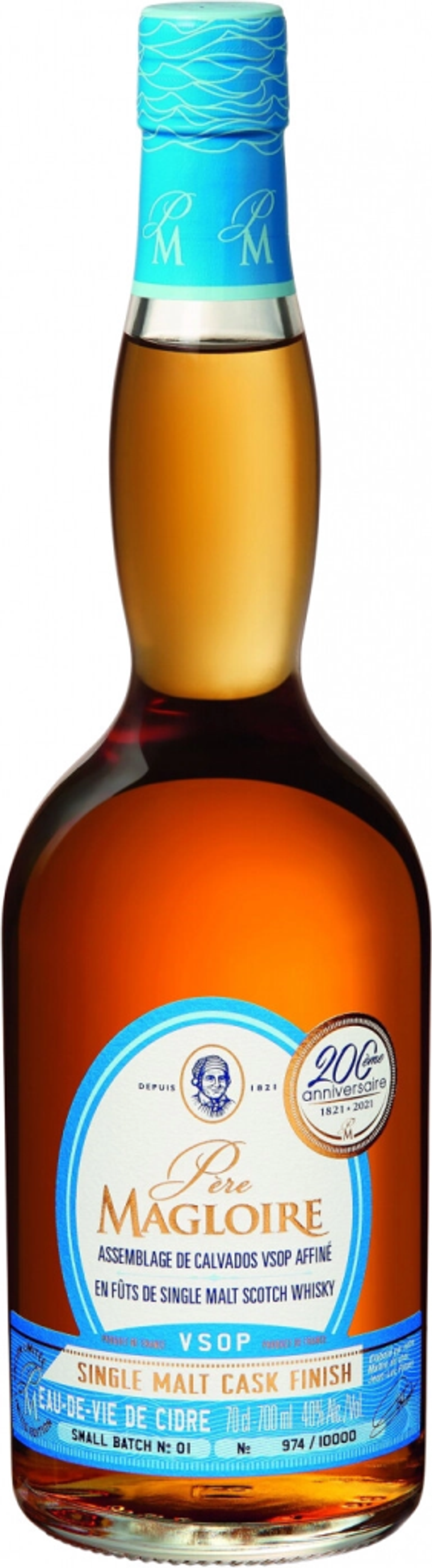Кальвадос Pere Magloire VSOP, Single Malt Cask Finish, 0.7 л