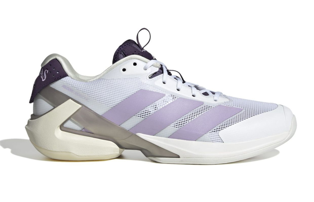 Женские теннисные кроссовки Adidas Adizero Ubersonic 5 W - cloud white/powder plum/aurora plum
