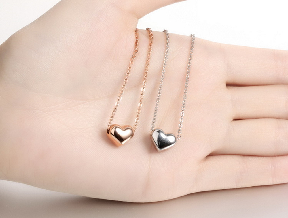 Кулон Сердце на цепочке Steelman gb0615985a